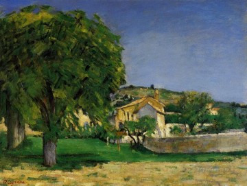 ジャ・ド・ブッフィン ポール・セザンヌの栗の木と農場 Oil Paintings